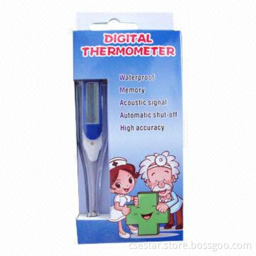 New electronic thermometer with waterproof, Features hard head, CE, FDA, RoHS, ISO9001, ISO13485